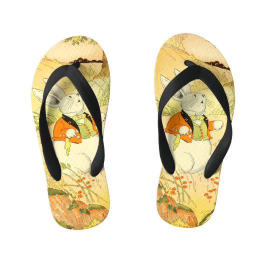 Peter Rabbit Flip Flops Kinderbadesandalen (Fußbett)