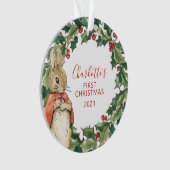 Peter Rabbit - Flopsy | 1. Weihnachten Ornament (Vorderseite)
