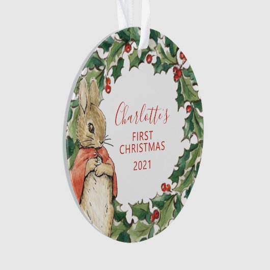 Peter Rabbit - Flopsy | 1. Weihnachten Ornament (Vorderseite)