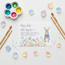 Peter Rabbit Floral Baby's erste Art Supplies Begleitkarte
