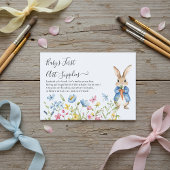 Peter Rabbit Floral Baby's erste Art Supplies Begleitkarte