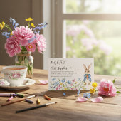Peter Rabbit Floral Baby's erste Art Supplies Begleitkarte