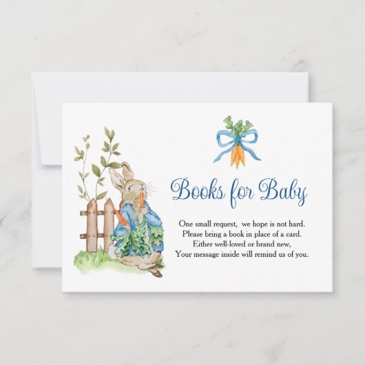 Peter Rabbit Friends Books for Baby RSVP Karte (Vorderseite)