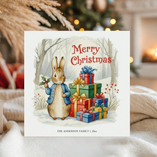 Peter Rabbit Frohe Weihnachten