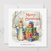 Peter Rabbit Frohe Weihnachten (Vorderseite)