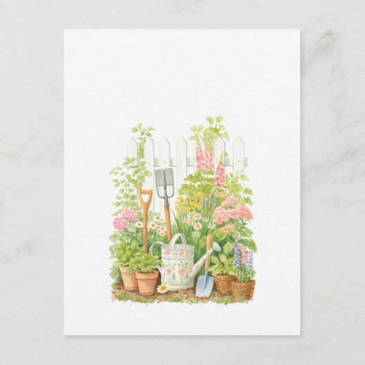 Peter Rabbit Garden Baby Showspiel Begleitkarte (Rückseite)