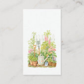 Peter Rabbit Garden Babydusche Windelwanne Begleitkarte (Rückseite)