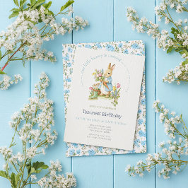 Peter Rabbit Garden Birthday Einladung