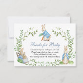 Peter Rabbit Garden Books for Baby RSVP Karte (Vorderseite)