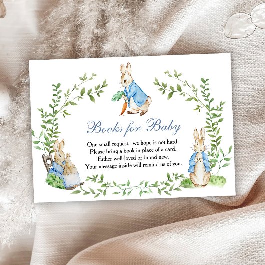 Peter Rabbit Garden Books for Baby RSVP Karte