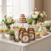 Peter Rabbit Garden Party Baby Shower Runder Aufkleber