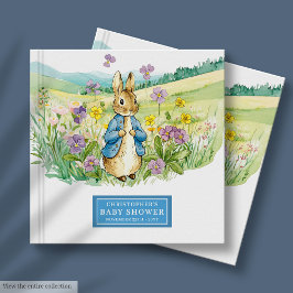Peter Rabbit Gästebuch für Babydusche