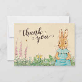 Peter Rabbit | Girl Baby Dusche Vielen Dank Dankeskarte