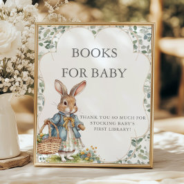 Peter Rabbit Girl Babyduschbücher für Kinder Poster