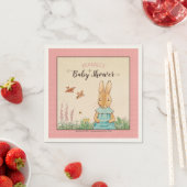 Peter Rabbit Girl Babyshower Serviette (Beispiel)
