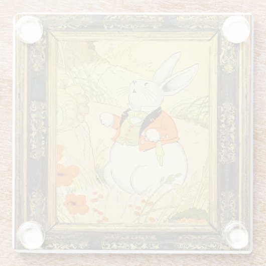 Peter Rabbit Glass Untersetzer (Rückseite)