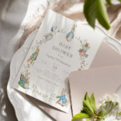 Peter Rabbit Greenery Watercolor Babydusche Einladung