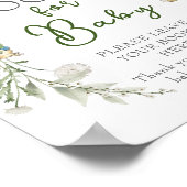 Peter Rabbit Greenery Wildblume Books for Baby Poster (Ecke)