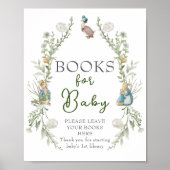 Peter Rabbit Greenery Wildblume Books for Baby Poster (Vorne)