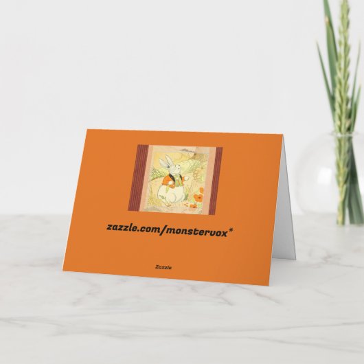 Peter Rabbit Greeting Card Karte (Rückseite)