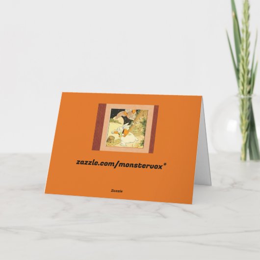 Peter Rabbit Greeting Card Karte (Rückseite)