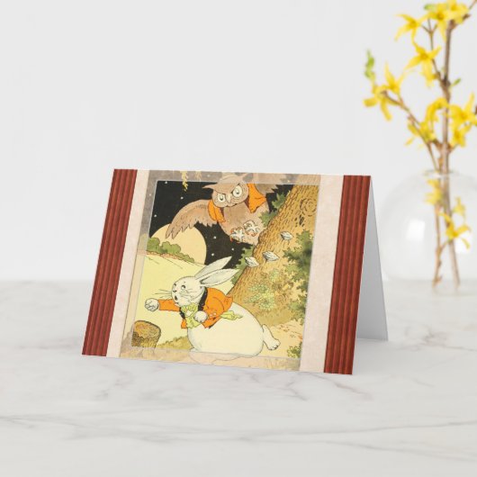 Peter Rabbit Greeting Card Karte (Gelbe Blume)