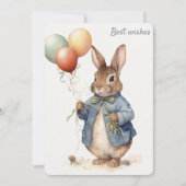 Peter Rabbit Grußkarte Feiertagskarte (Vorderseite)