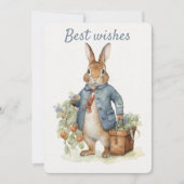 Peter Rabbit Grußkarte Feiertagskarte (Vorderseite)