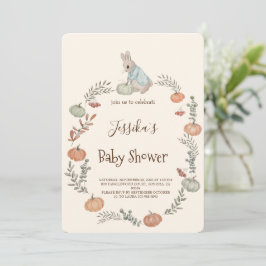 Peter Rabbit Herbst Einladung