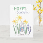 Peter Rabbit | Hoppy Oaster Karte (Gelbe Blume)