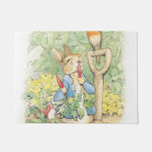Peter Rabbit im Garten - Beatrix Potter Fußmatte (Vorderseite)