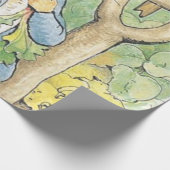 Peter Rabbit im Garten - Beatrix Potter Geschenkpapier (Ecke)