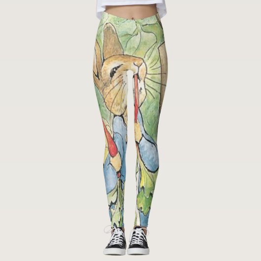 Peter Rabbit im Garten - Beatrix Potter Leggings (Vorderseite)