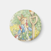 Peter Rabbit im Garten - Beatrix Potter Magnet (Vorne)