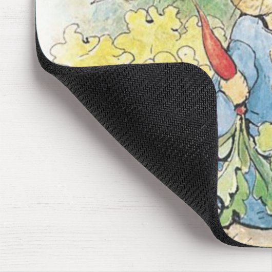 Peter Rabbit im Garten - Beatrix Potter Mousepad (Ecke)