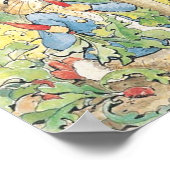 Peter Rabbit im Garten - Beatrix Potter Poster (Ecke)