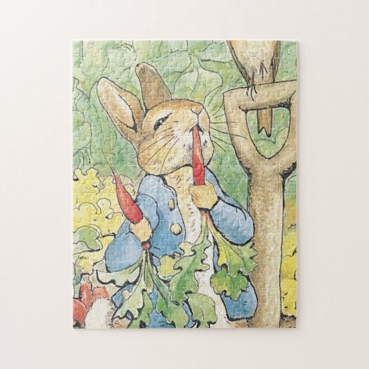 Peter Rabbit im Garten - Beatrix Potter Puzzle (Vertikal)