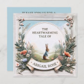 Peter Rabbit im Garten Einladung (Vorne/Hinten)