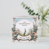 Peter Rabbit im Garten Einladung (Stehend Vorderseite)