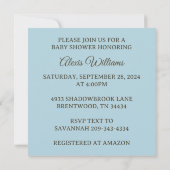 Peter Rabbit im Garten Einladung (Rückseite)