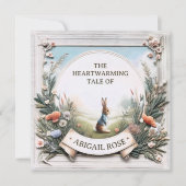 Peter Rabbit im Garten Einladung (Vorderseite)