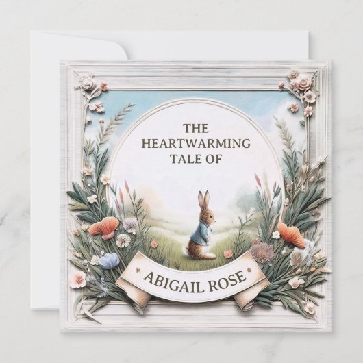 Peter Rabbit im Garten Einladung (Vorderseite)