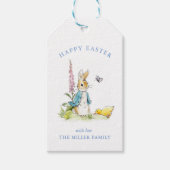Peter Rabbit im Garten Ostern Geschenkanhänger (Vorderseite)