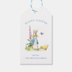 Peter Rabbit im Garten Ostern Geschenkanhänger