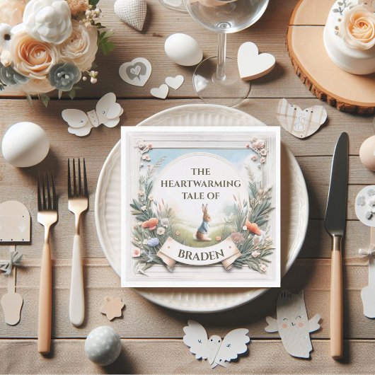 Peter Rabbit im Garten Serviette