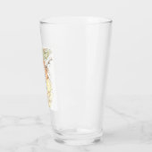 Peter Rabbit im Garten (von Beatrix Potter) Glas (Links)