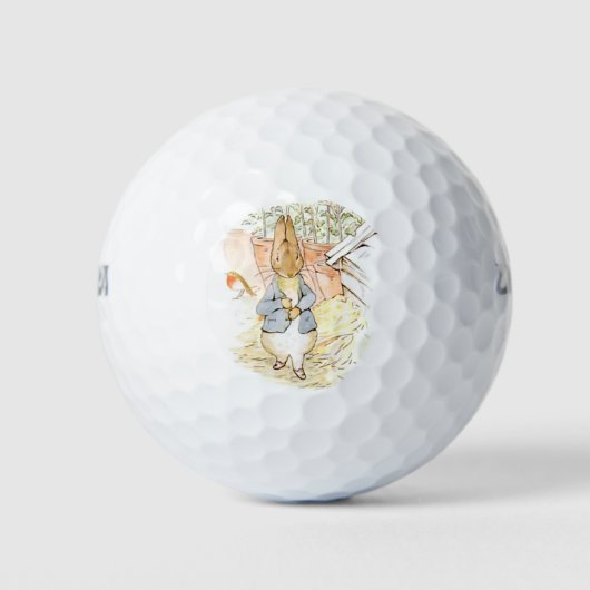Peter Rabbit im Garten (von Beatrix Potter) Golfball (Vorderseite)