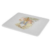 Peter Rabbit im Garten (von Beatrix Potter) Schneidebrett (Ecke)