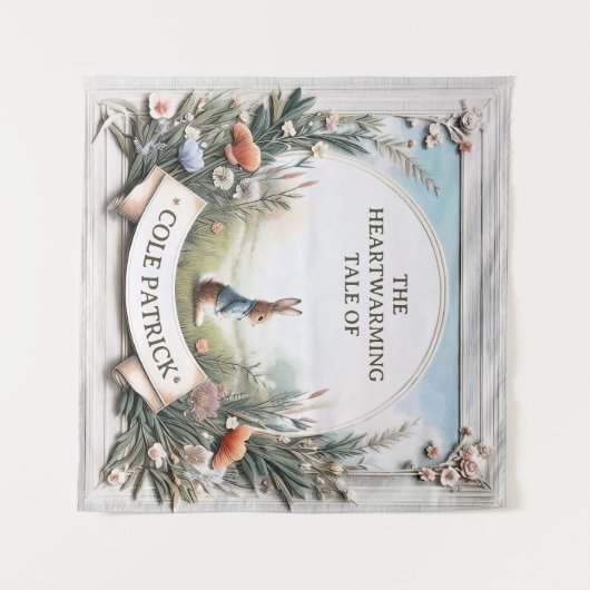 Peter Rabbit im Garten Wandteppich (Vorderseite (Horizontal))