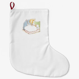 Peter Rabbit in Bed (wird von seiner Mutter Gefütt Großer Weihnachtsstrumpf
